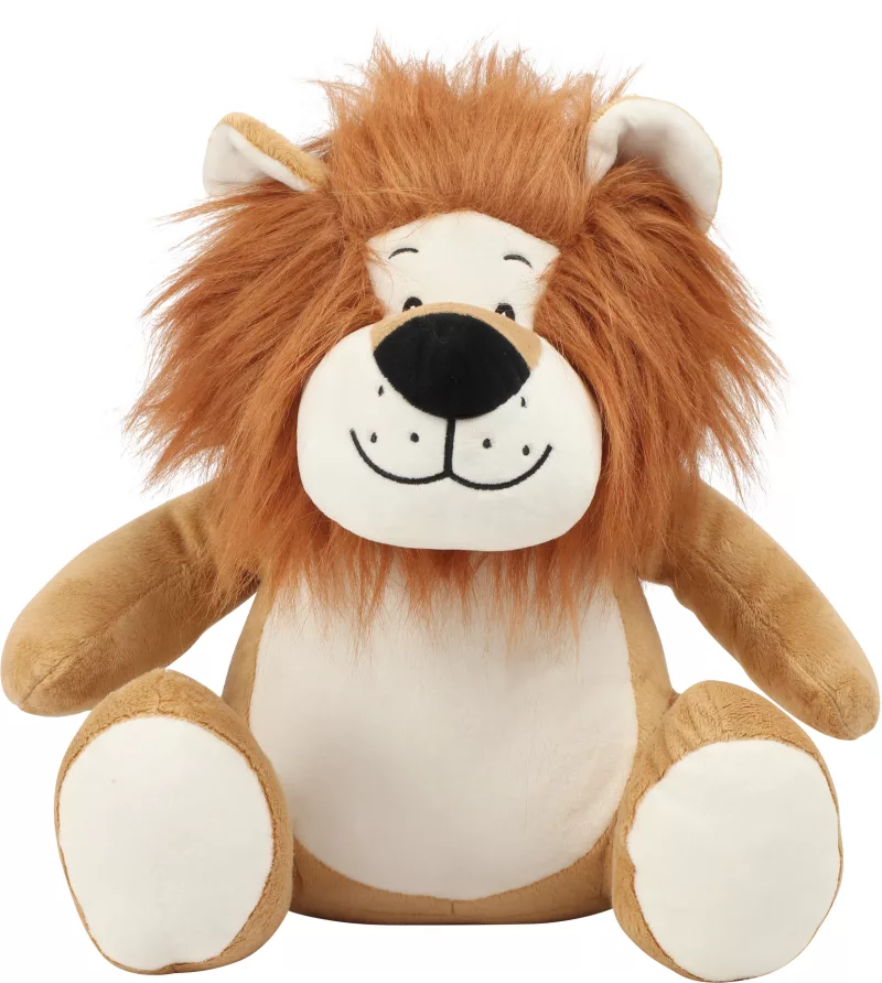 Peluche zippée Lion, Brown