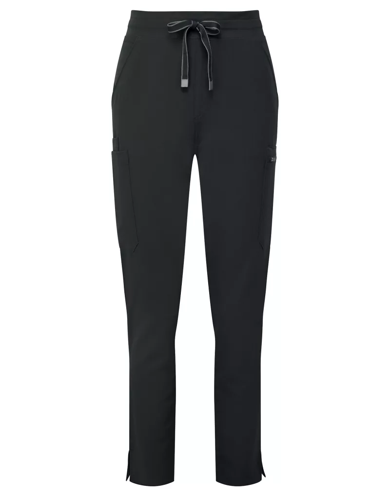 Pantalon cargo stretch femme, Black