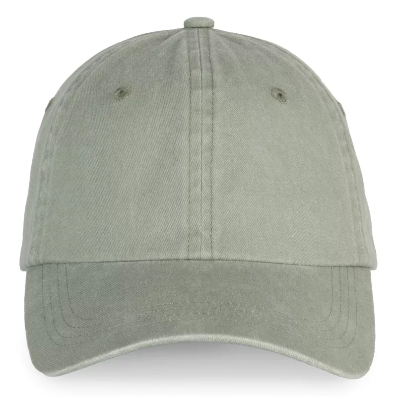 Casquette écoresponsable délavée unisexe, Washed Almond Green