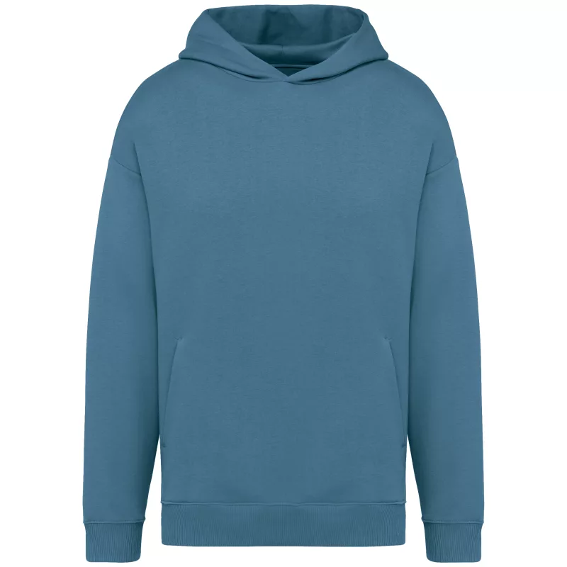 Sweat-shirt écoresponsable à capuche oversize unisexe, Adriatic Blue