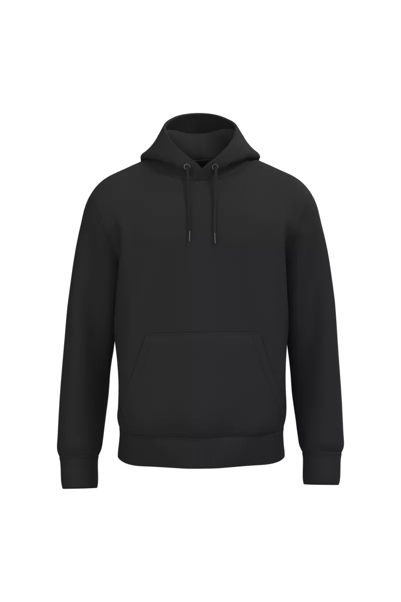 Sweat-shirt écoresponsable à capuche unisexe, Black