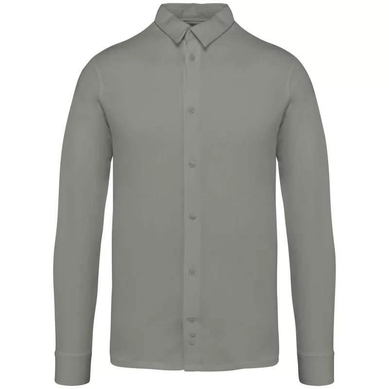 Chemise écoresponsable en jersey homme, Almond Green