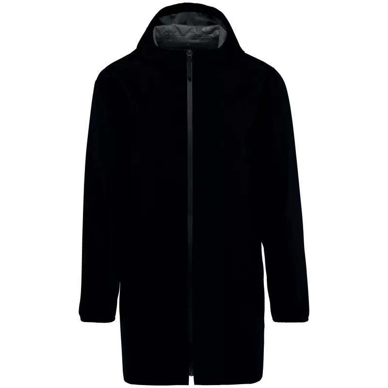 Veste écoresponsable imperméable unisexe, Black
