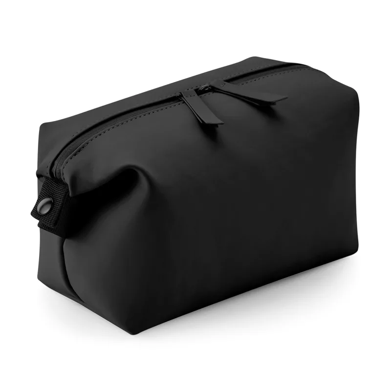 Pochette à accessoire en polyuréthane mat, Black