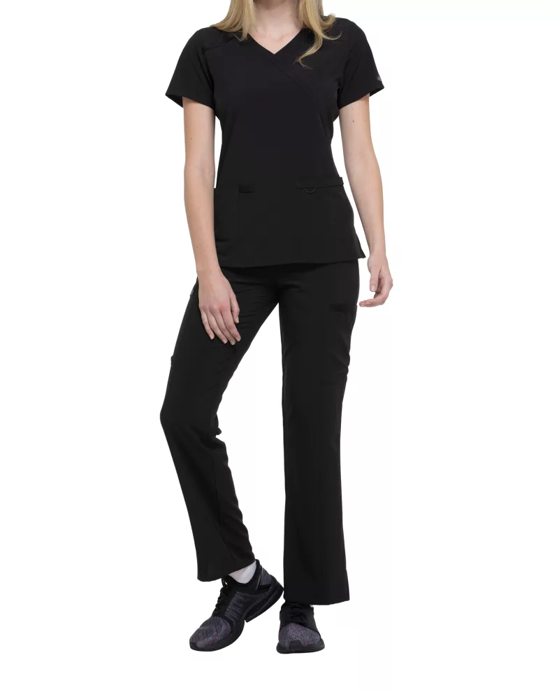 Ladies’ wrap top, Black