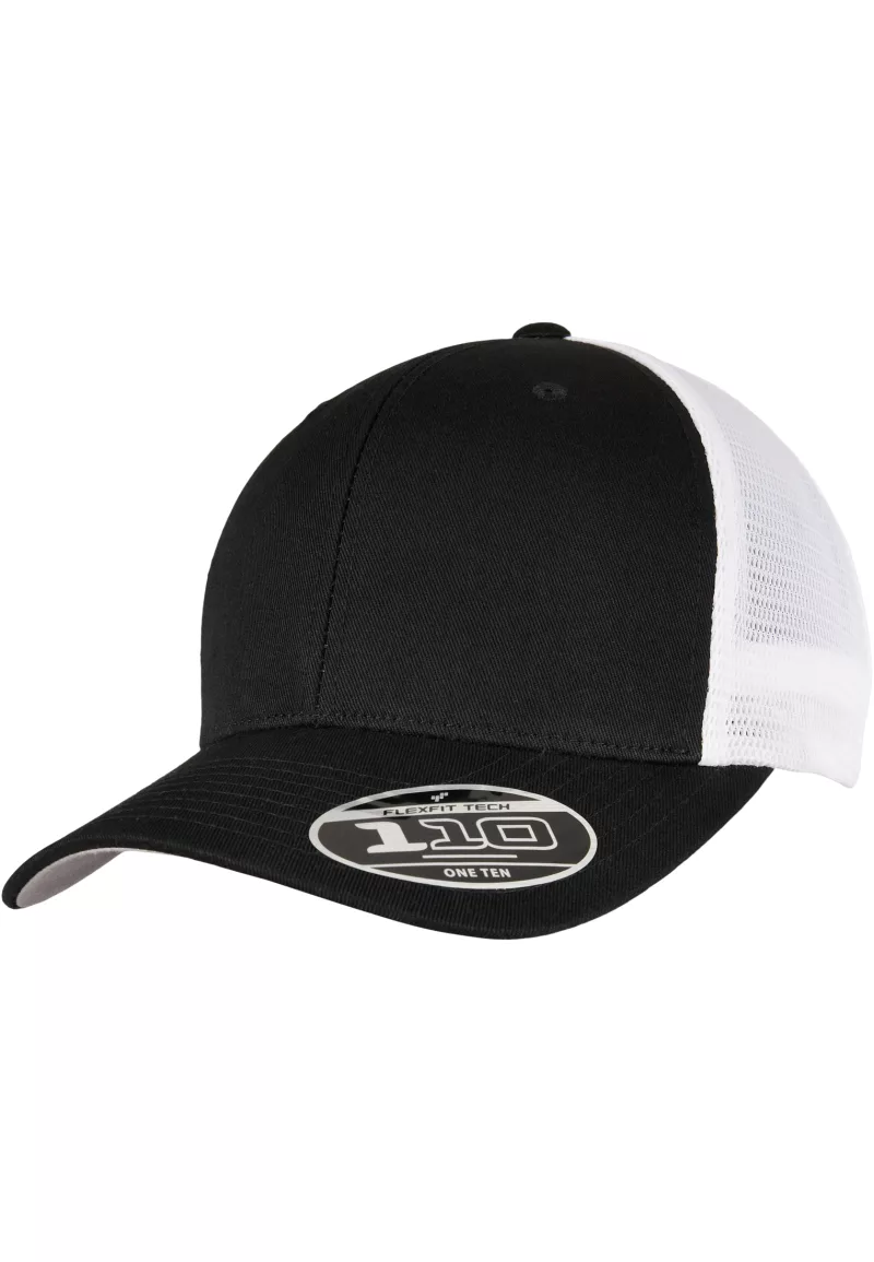 Casquette mesh bicolore, BLACK / WHITE