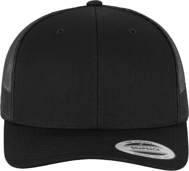 Casquette retro trucker, BLACK