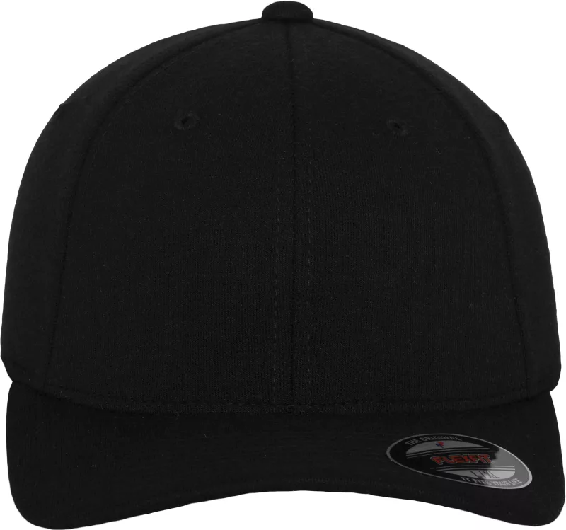 6-panel Jersey cap, BLACK