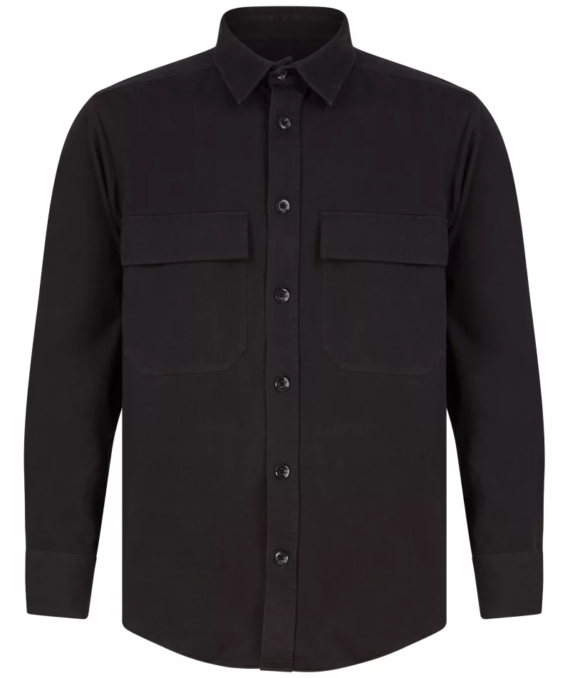 Drill-Hemd, Black
