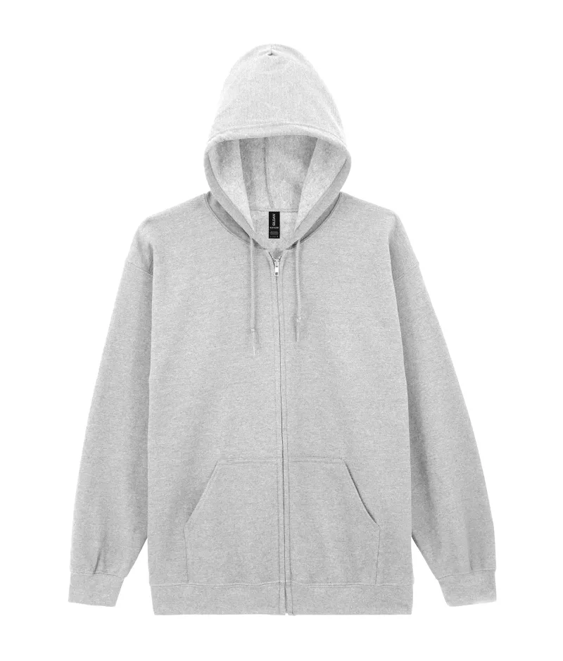 Sweat-shirt homme zippé capuche Heavy Blend™, Ash