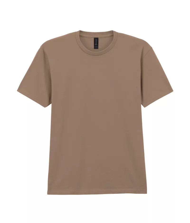 T-shirt homme softstyle midweight, Brown Savana