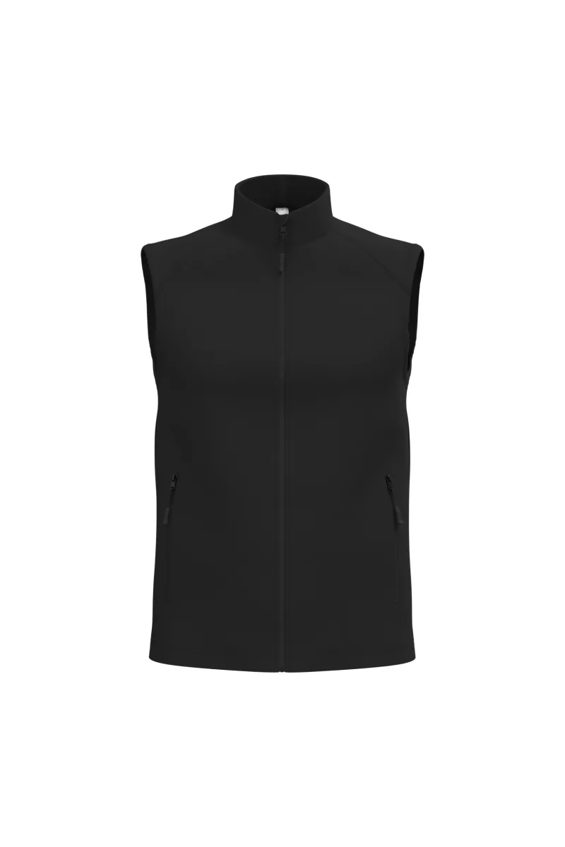 Bodywarmer softshell 2 couches unisexe, Ideal Black