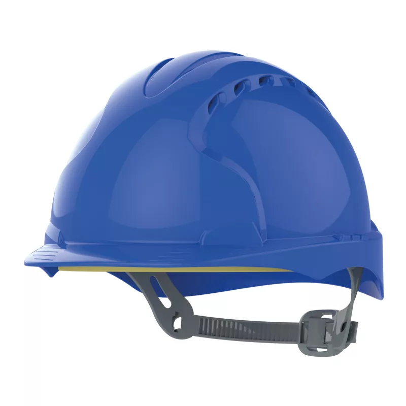 Casque de sécurité EVO®2 ventilé, serrage glissière, Blue