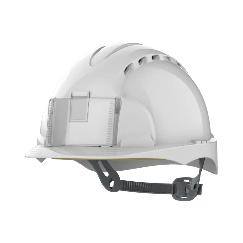 EVO®2 Helm Badge belüftet - Gleitverschluss, White