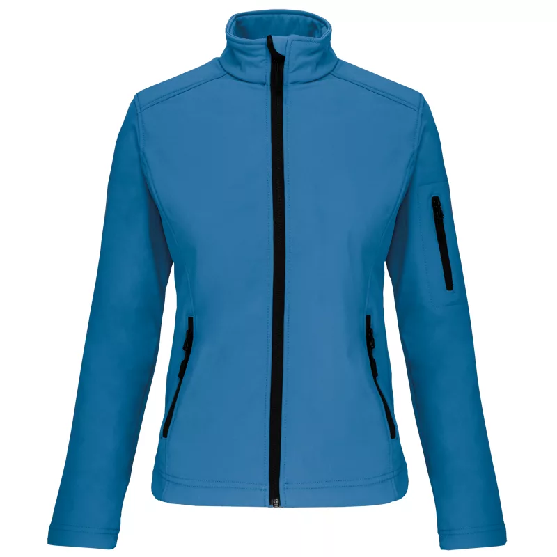 Veste softshell femme, Aqua Blue