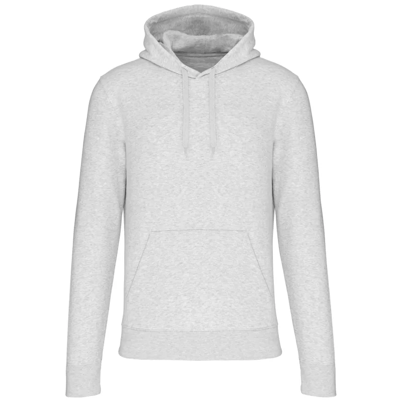 Sweat-shirt écoresponsable à capuche homme, Ash Heather