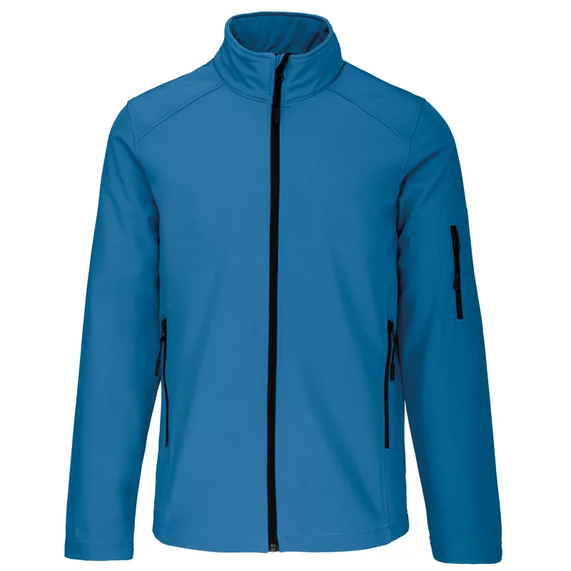Veste softshell enfant, Aqua Blue
