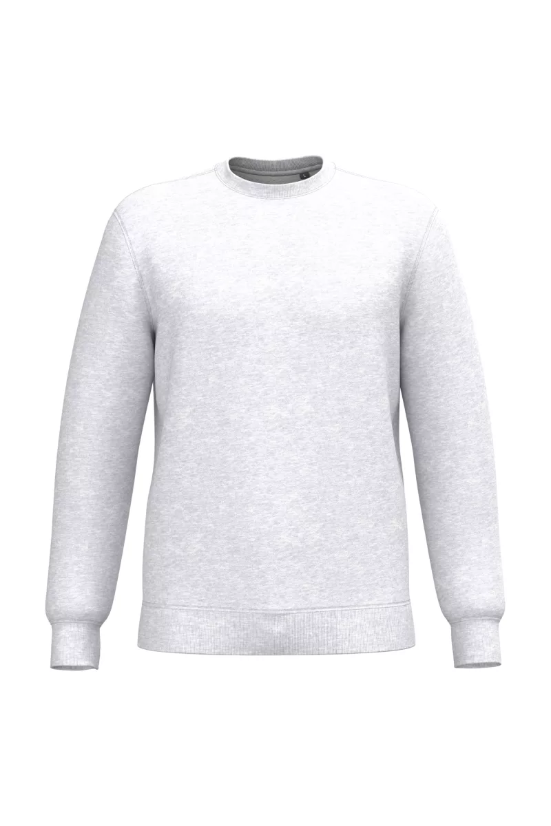 Unisex crew neck Sweatshirt, Ash Heather