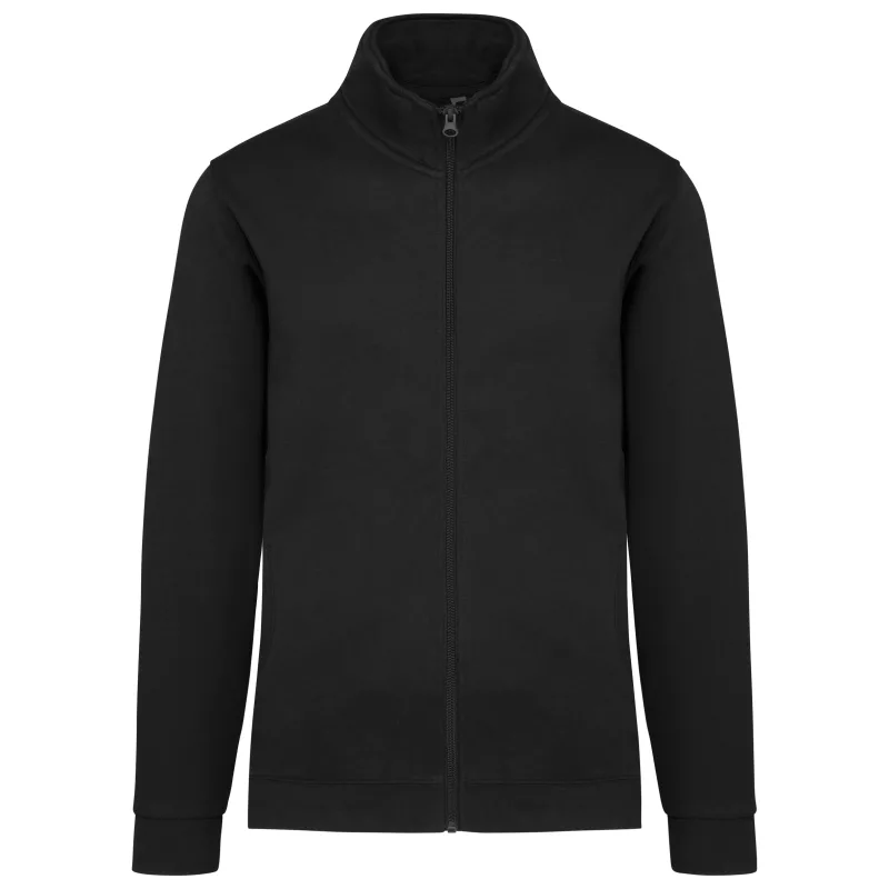 Veste molleton zippée homme, Black