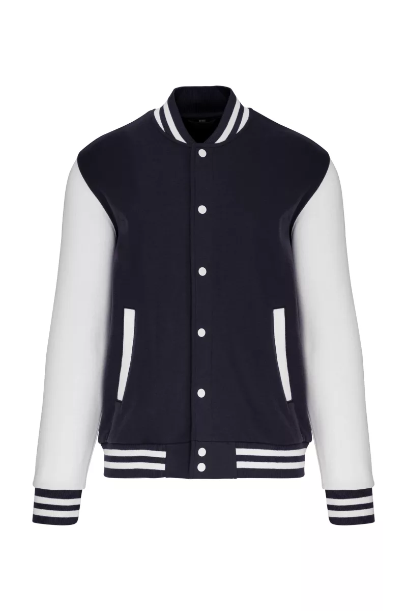 Kinder-College Jacke, Navy / White