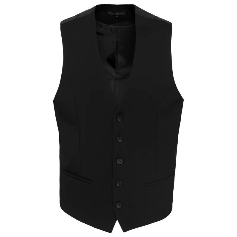 Men's waistcoat, Black