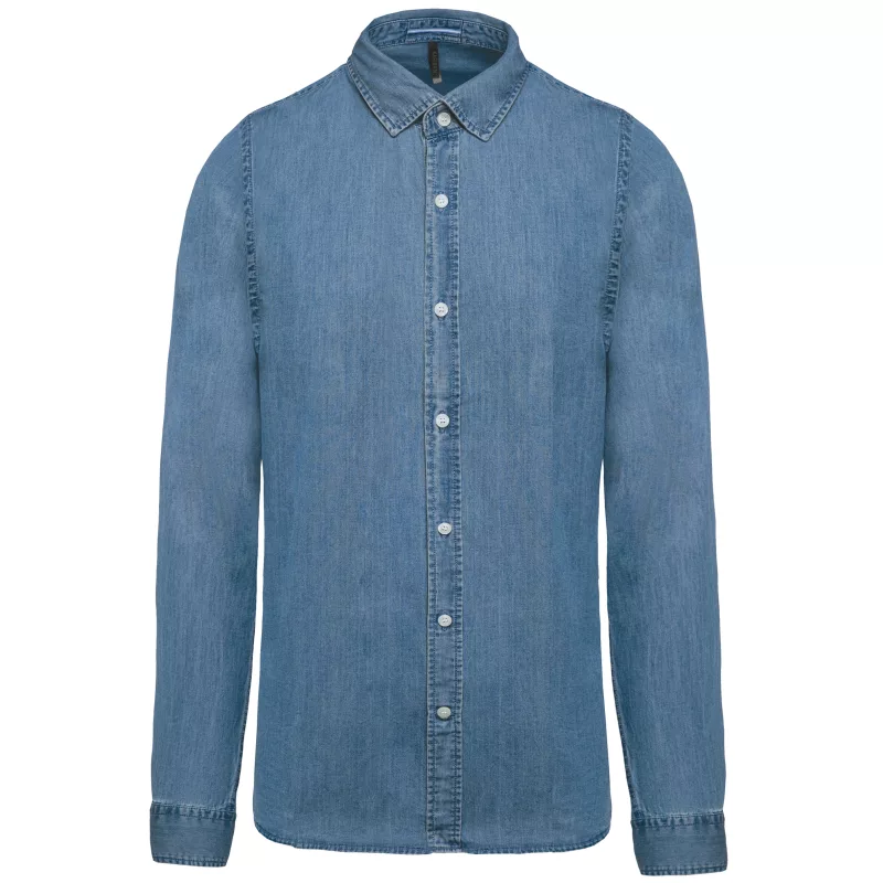 Chemise denim homme, Chambray Blue