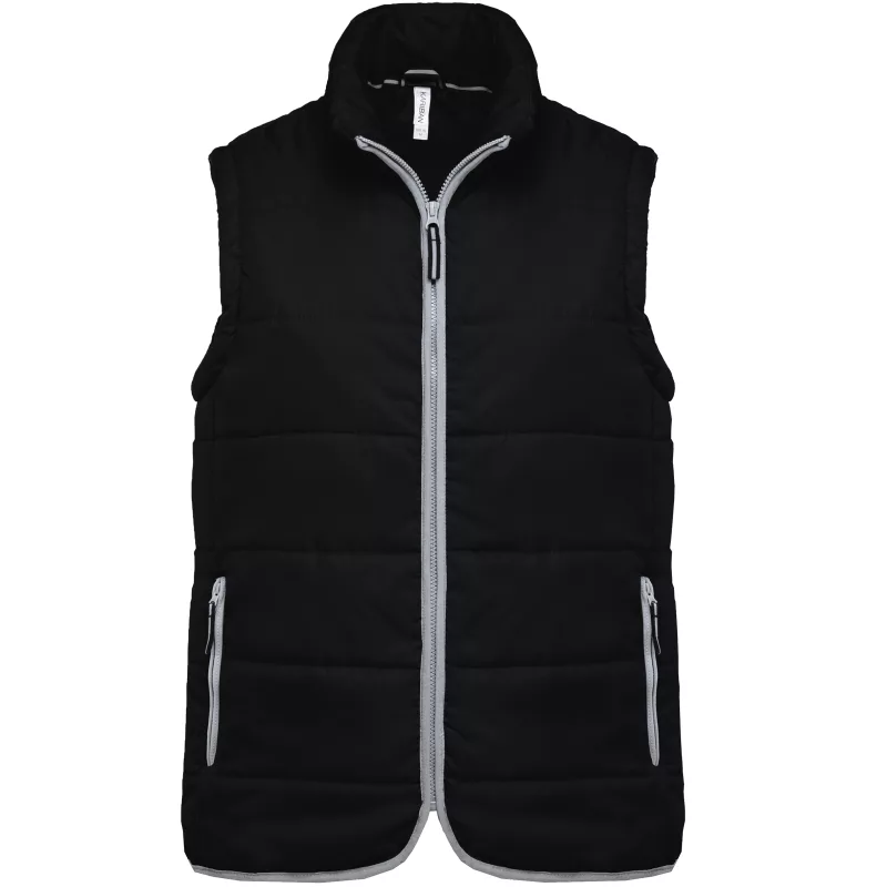 Quilted bodywarmer, Black