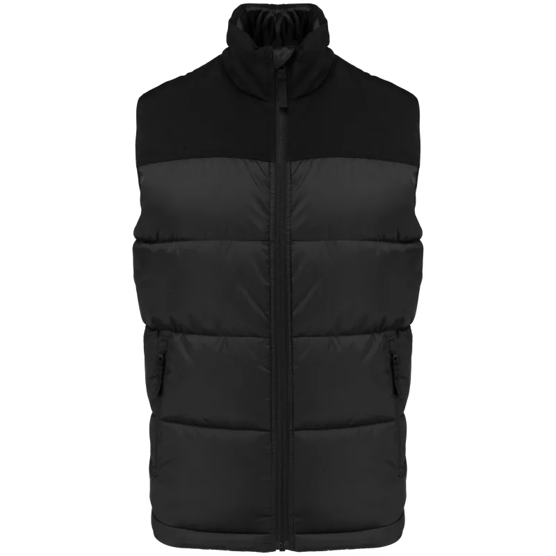 Gesteppter Unisex-Bodywarmer in zwei Farbtönen, Black