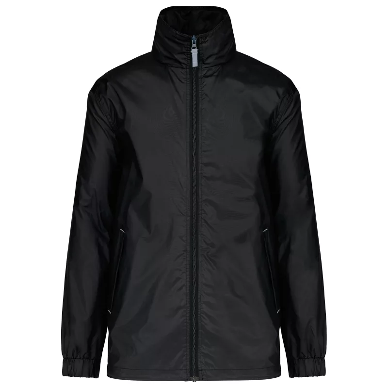 Gefütterte Windjacke für Herren, Black