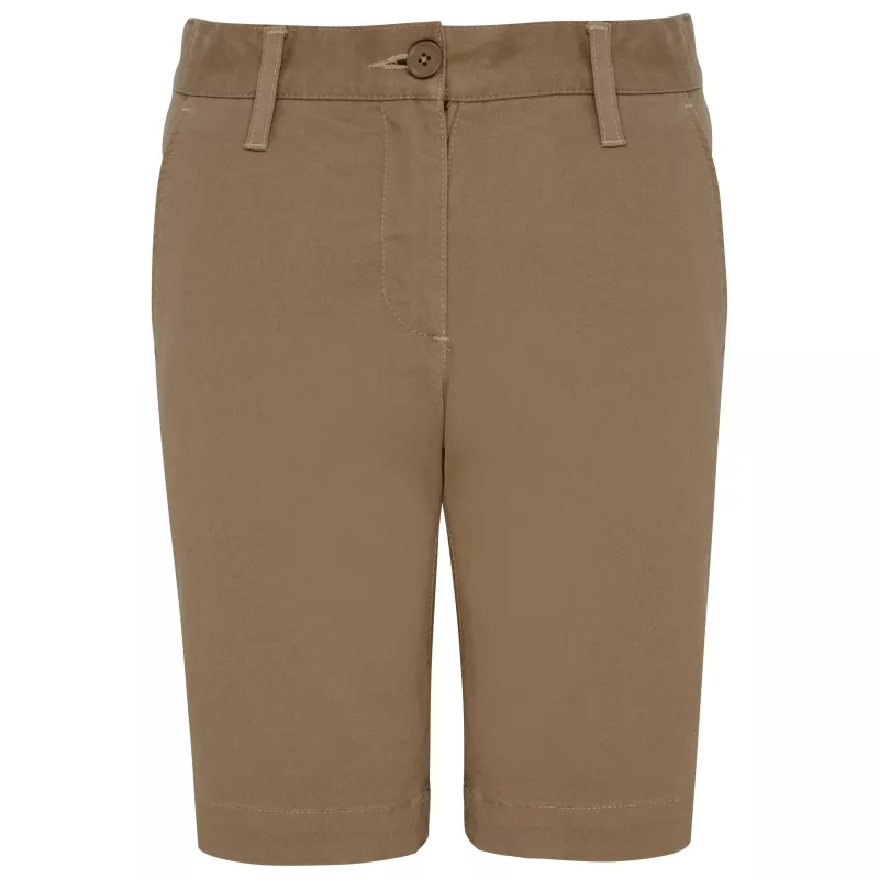 Chino-Bermudashorts für Mädchen, Camel