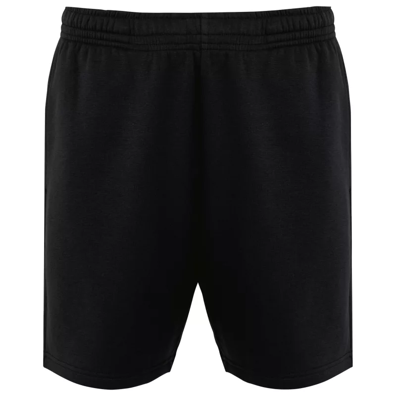Men's eco-friendly fleece bermuda shorts, Black