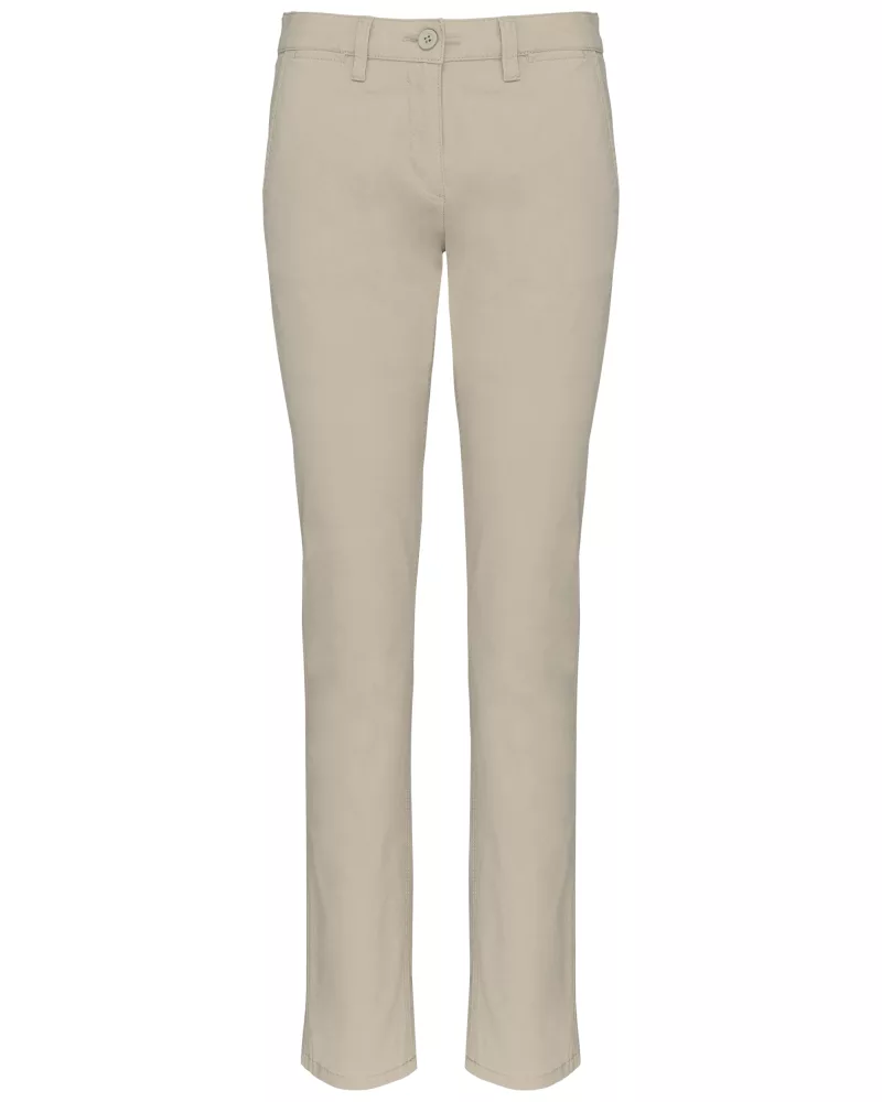 Pantalon chino femme, Beige