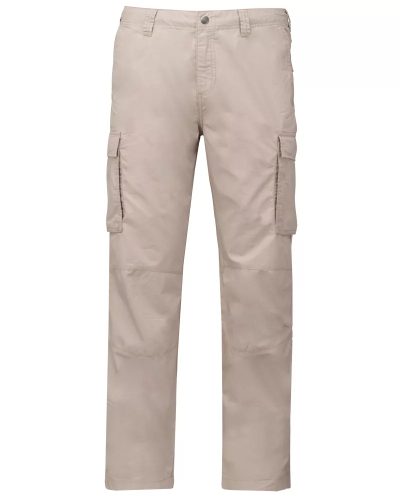 Men's lightweight multipocket trousers, Beige