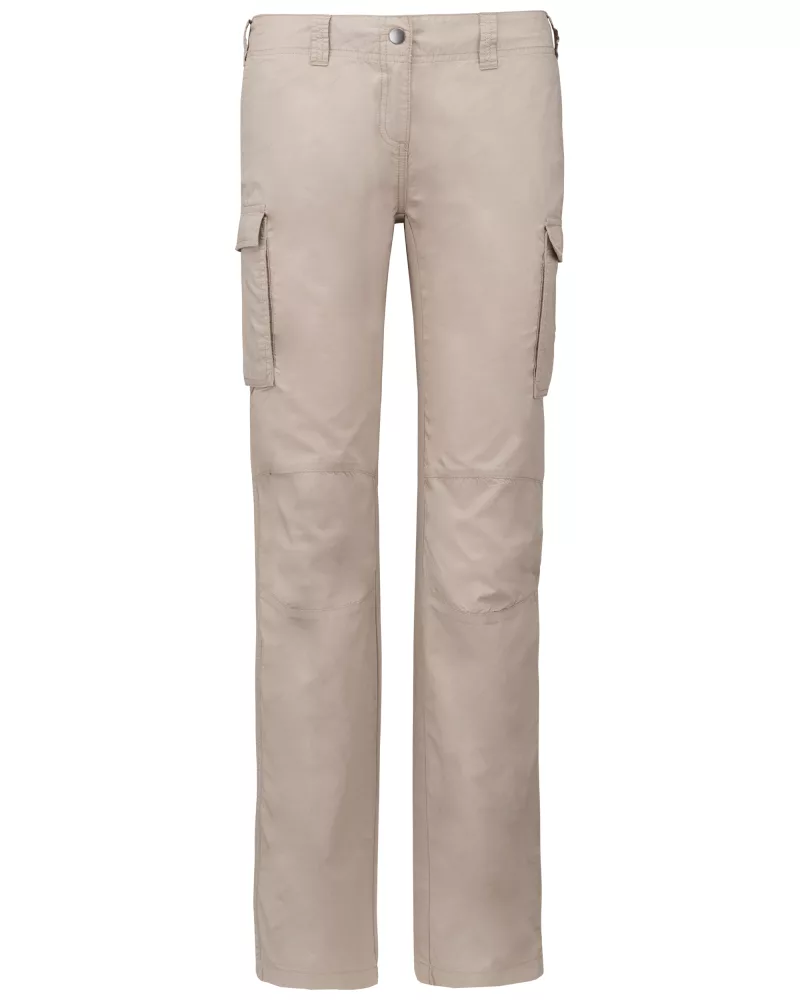 Ladies' lightweight multipocket trousers, Beige