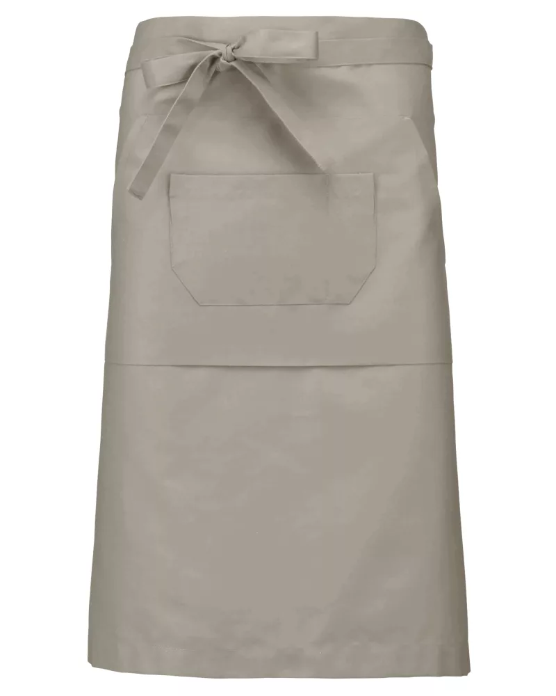 Tablier polycoton long, Beige