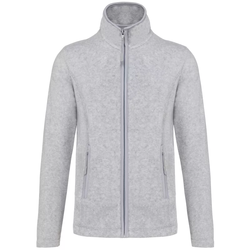 Veste micropolaire zippée femme, Ash Heather