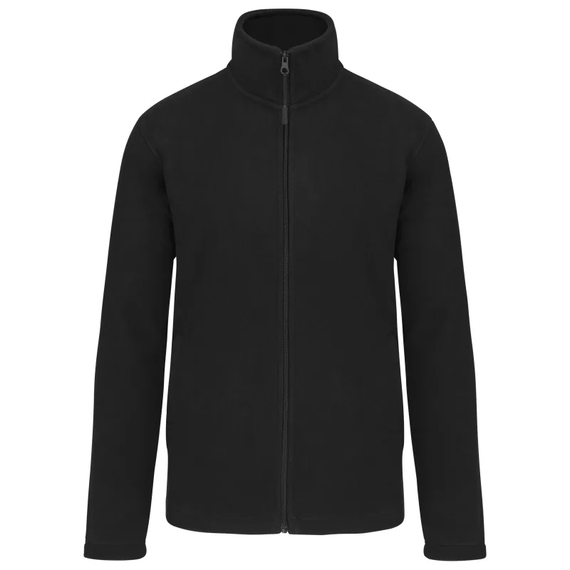 Veste micropolaire zippée unisexe, Black