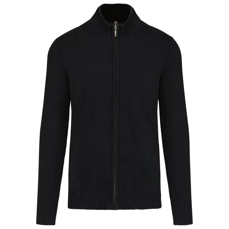 Full zip cardigan, Black