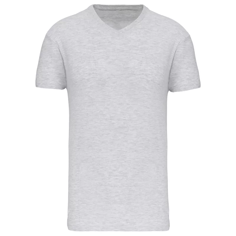 T-shirt Bio150 IC col V homme, Ash Heather