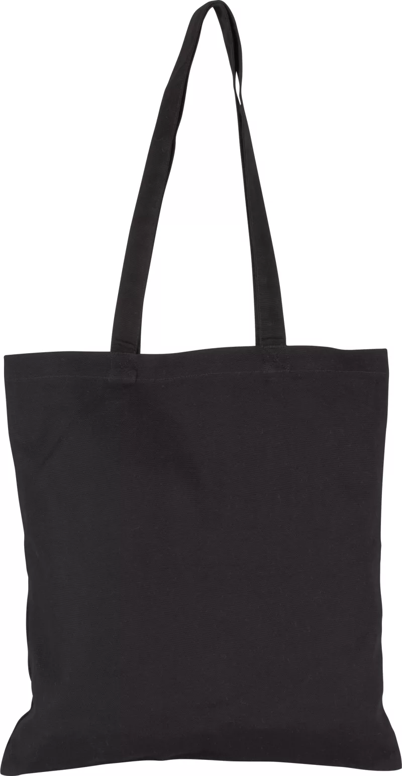 Sac shopping en coton canvas, Black