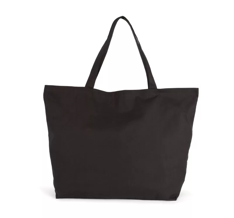Sac shopping extra large en coton, Black