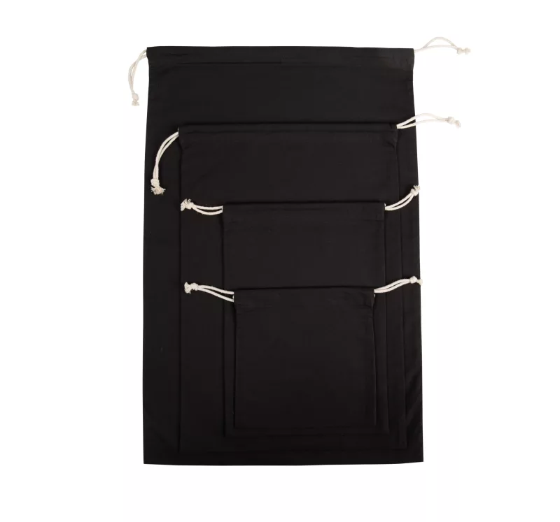 Sac fourre-tout en coton biologique, Black