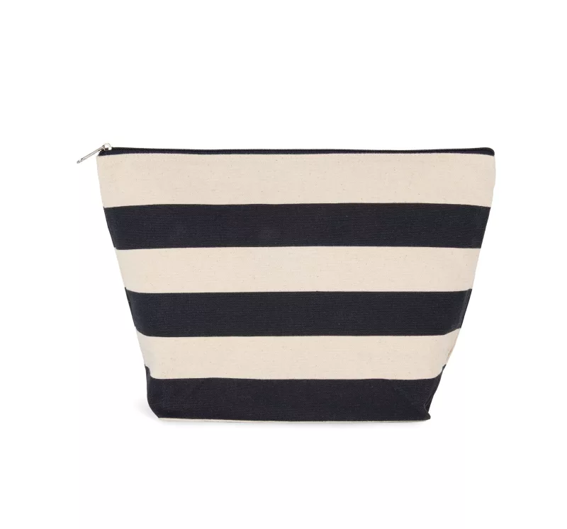 Pochette marinière extra large, Natural / Navy
