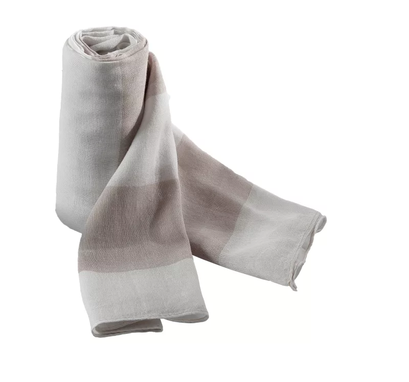 Chèche, Beige / White