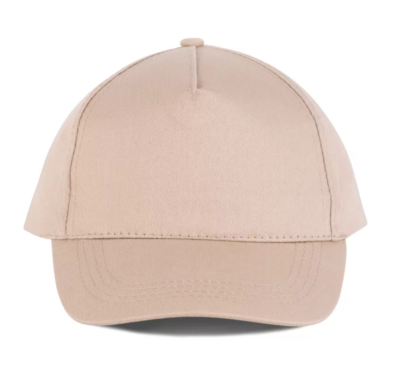 Casquette coton - 5 panneaux, Beige