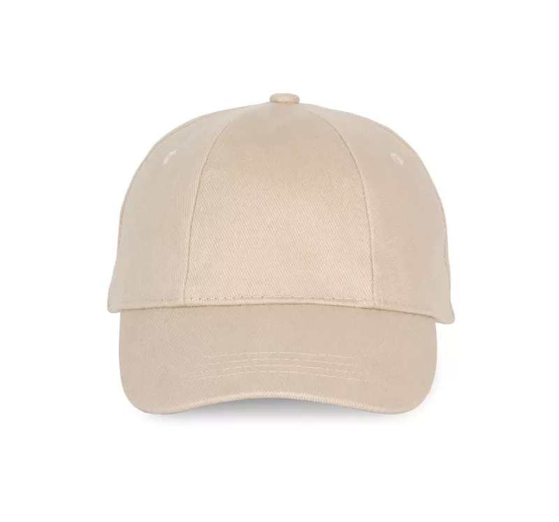 6 panels easy-print cap, Beige