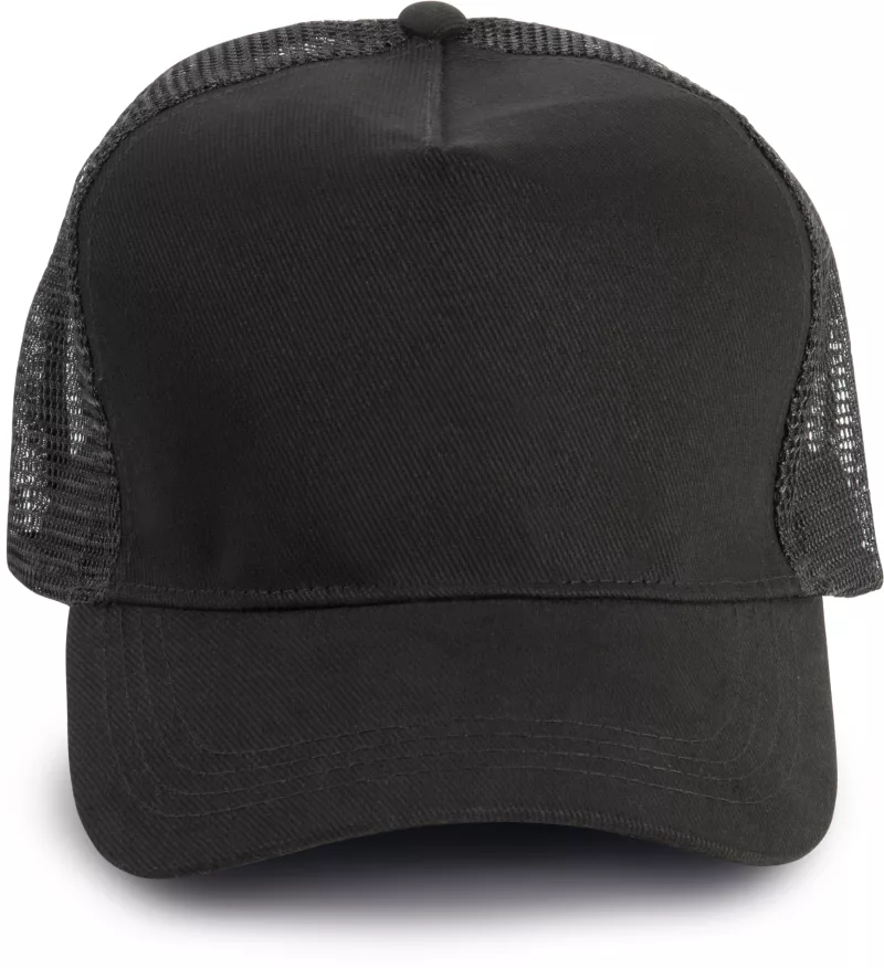 Casquette trucker - 5 panneaux, Black