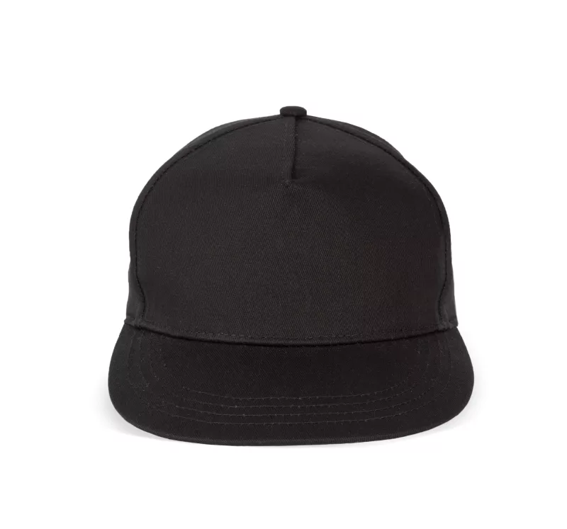 Snapback cap - 5 panels, Black