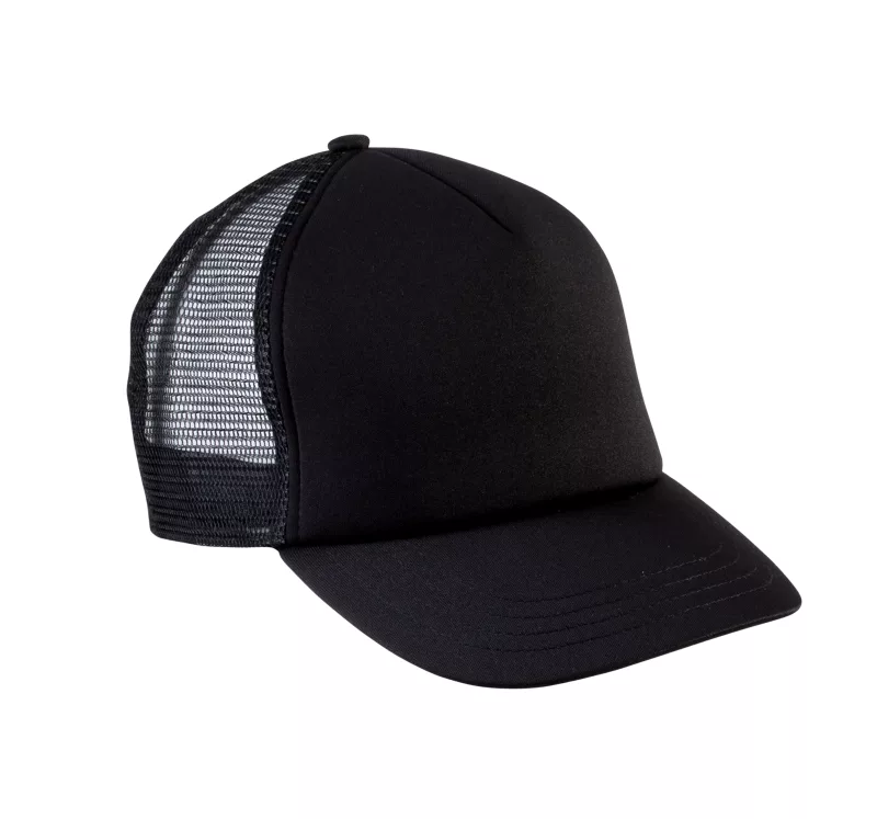Casquette trucker enfant - 5 panneaux, Black