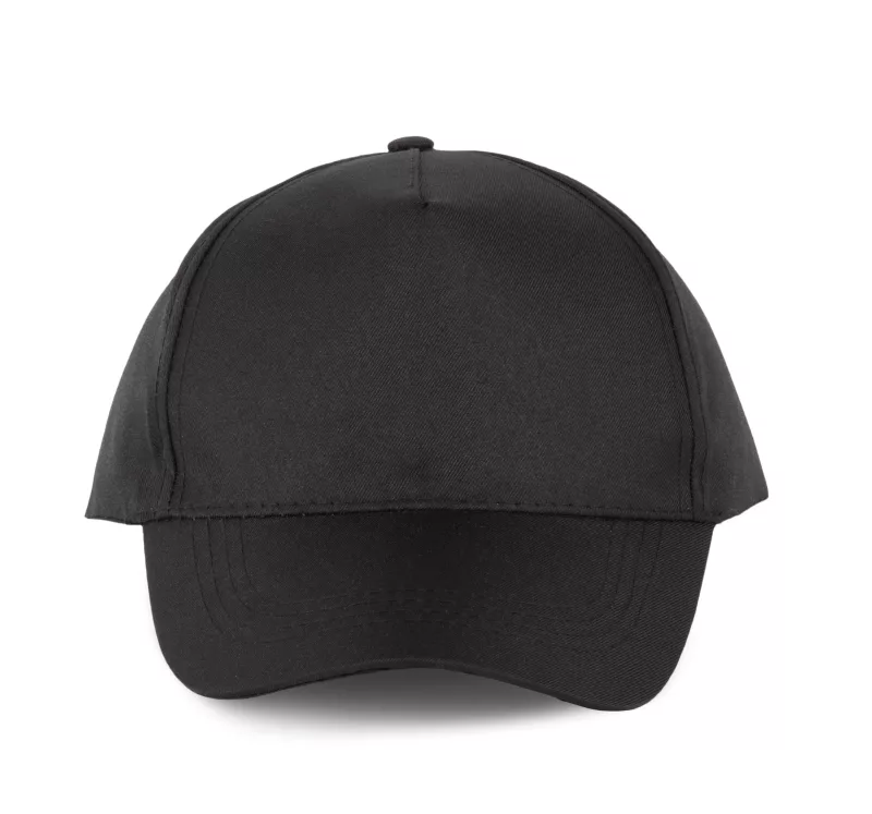 Casquette polyester - 5 panneaux, Black
